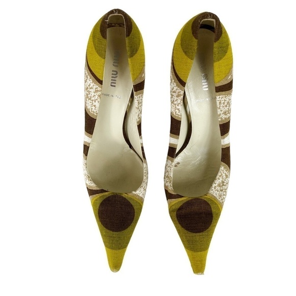 Miu Miu Pointed Toe Pumps - Picture 6 of 13
